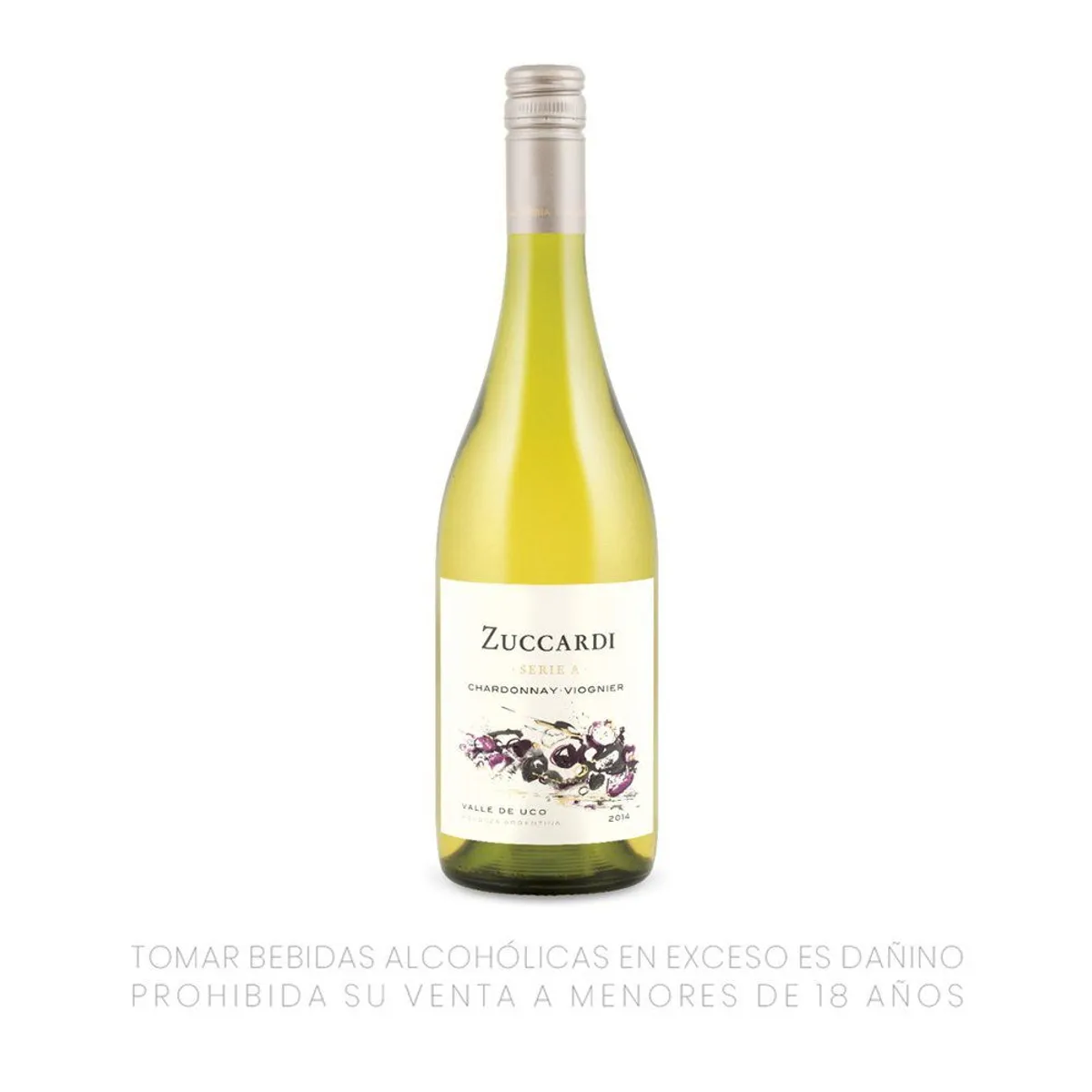 ZUCCARDI - Vino Zuccardi Serie A Chardonnay Viognier Botella 750 mL