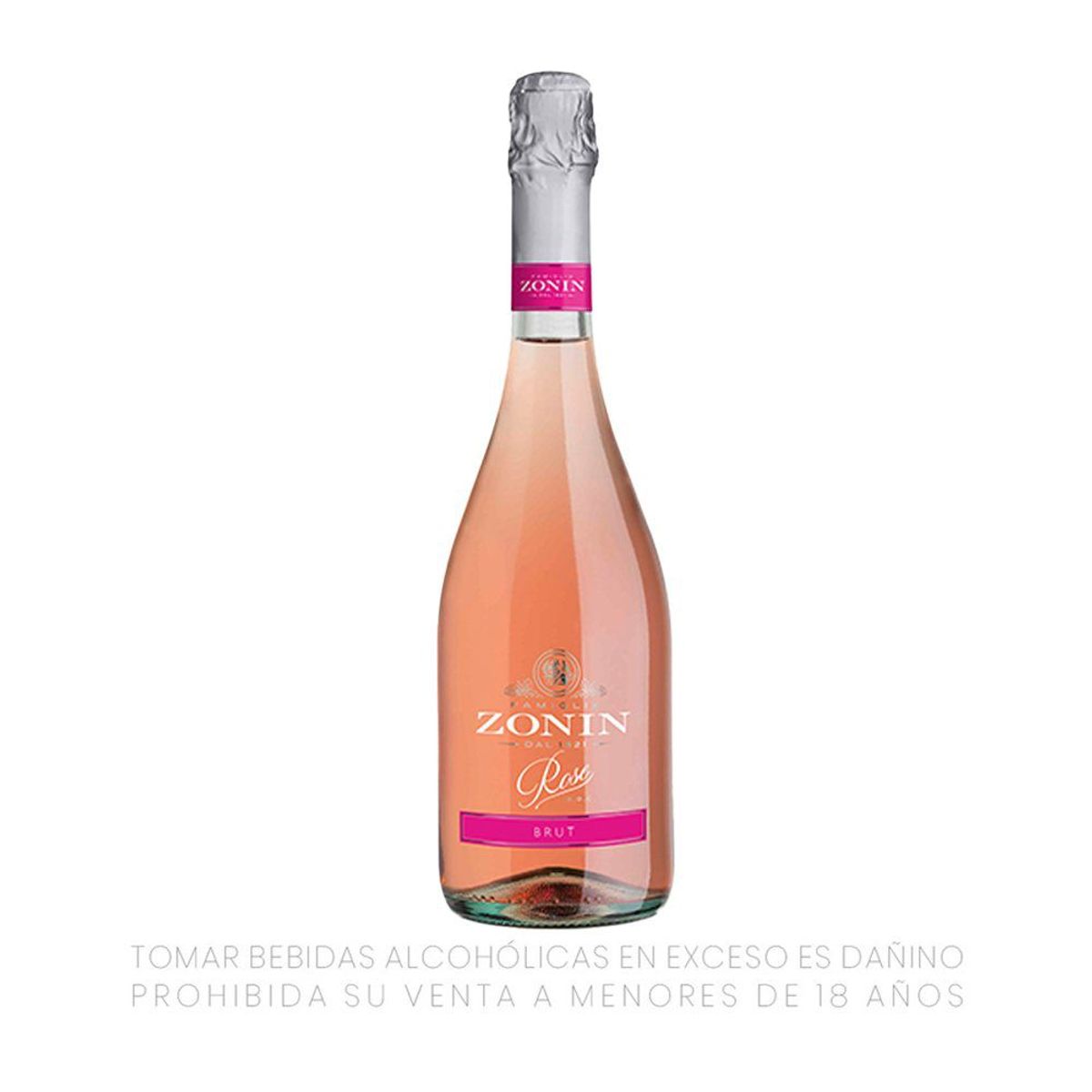 ZONIN - Espumante Zonin Rosé Sparkling Botella 750 mL