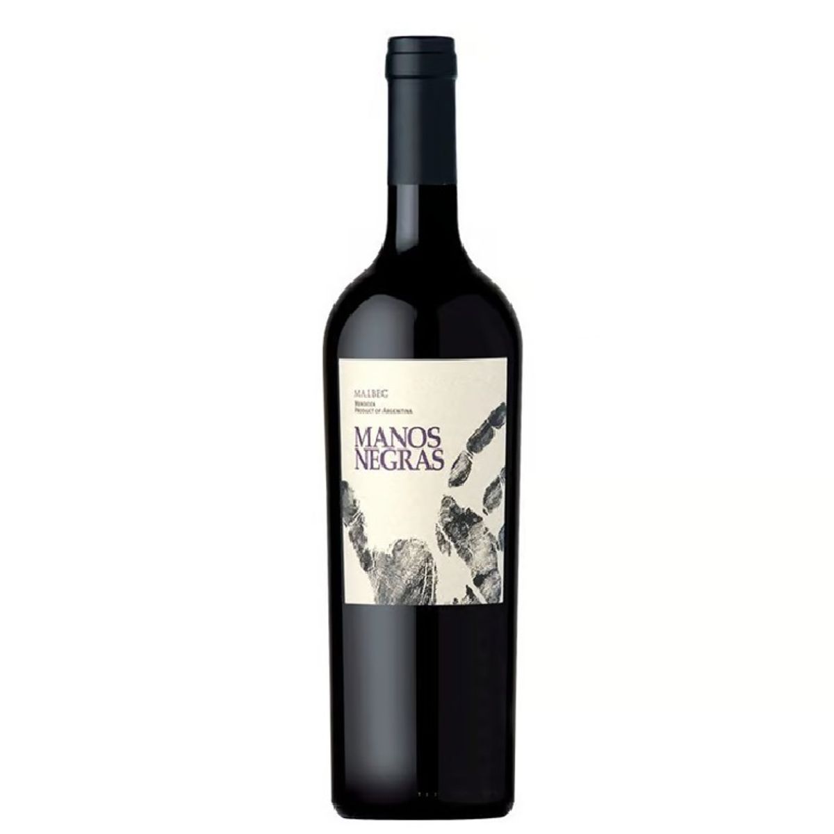 MANOS NEGRAS - Vino Tinto Manos Negras Malbec Botella 750 mL