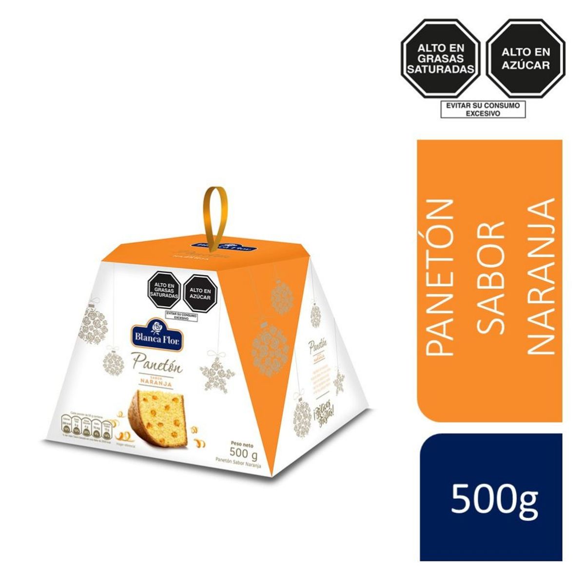 BLANCA FLOR - Paneton Naranja Blanca Flor 500 g