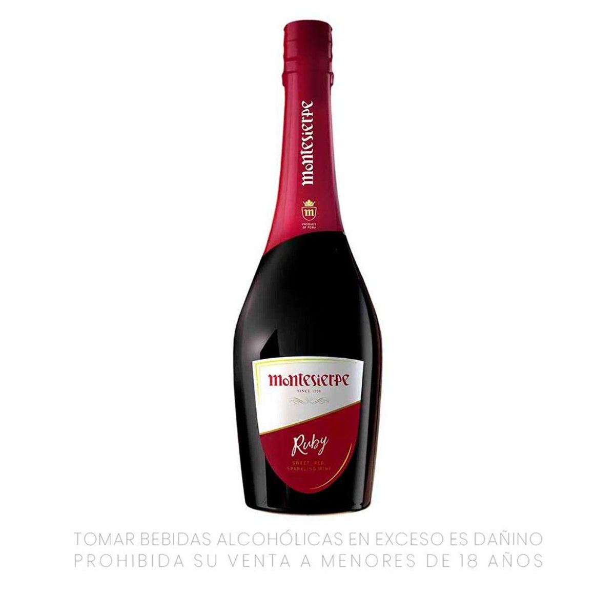 MONTESIERPE - Espumante Montesierpe Ruby Botella 750 mL