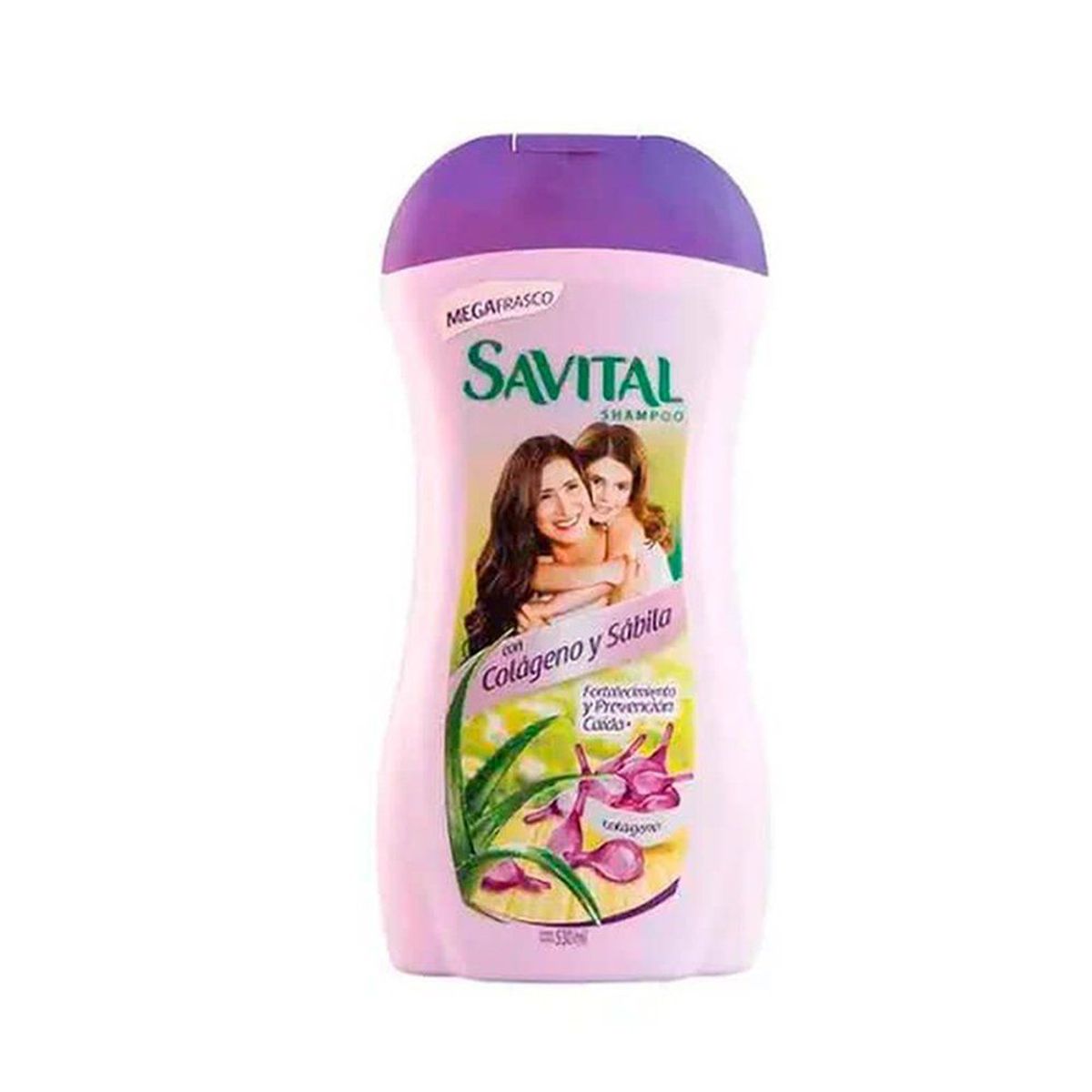 SAVITAL - Shampoo Savital Colágeno y Sábila Botella 530 mL
