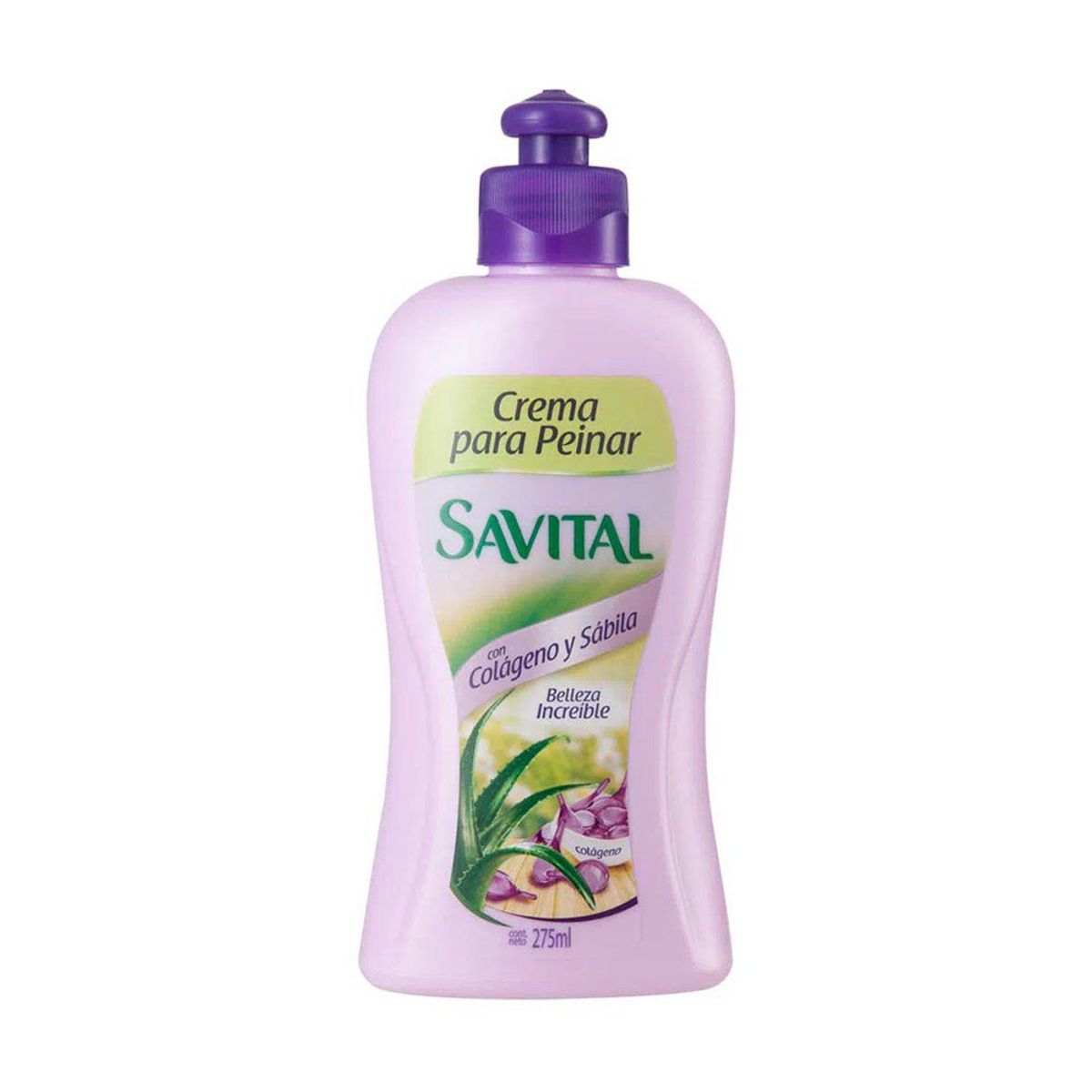 SAVITAL - Crema para Peinar Savital Colágeno y Sábila Botella 275 mL