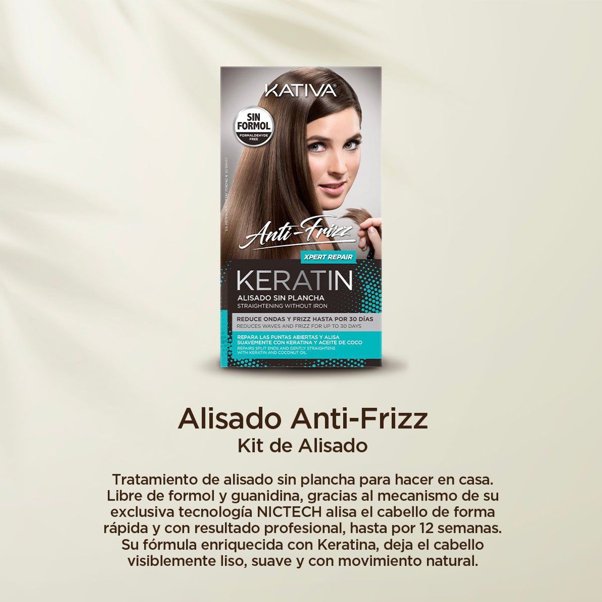 KATIVA - Kit Alisado Repair Sin Plancha