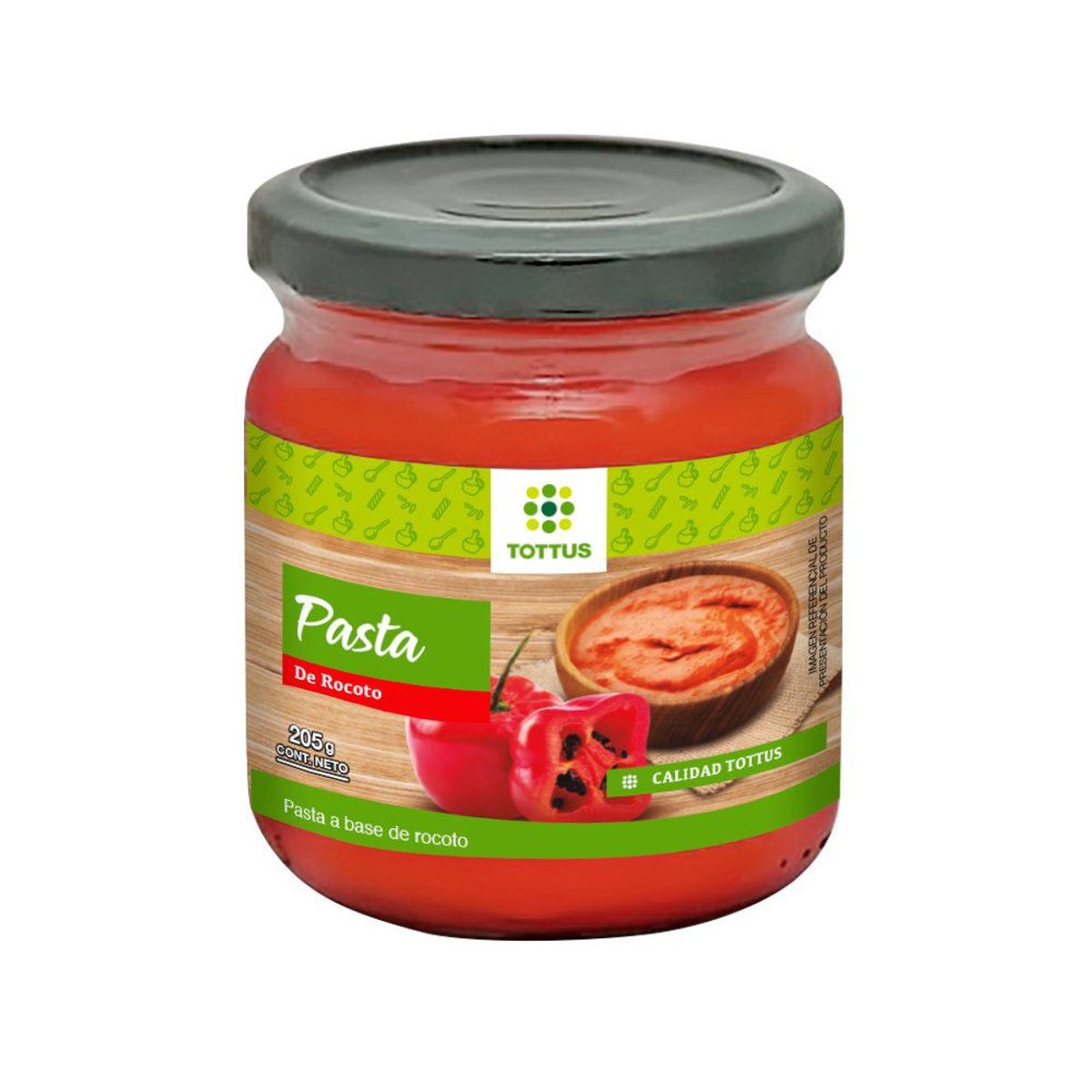 TOTTUS - Pasta de Rocoto Tottus 205 g