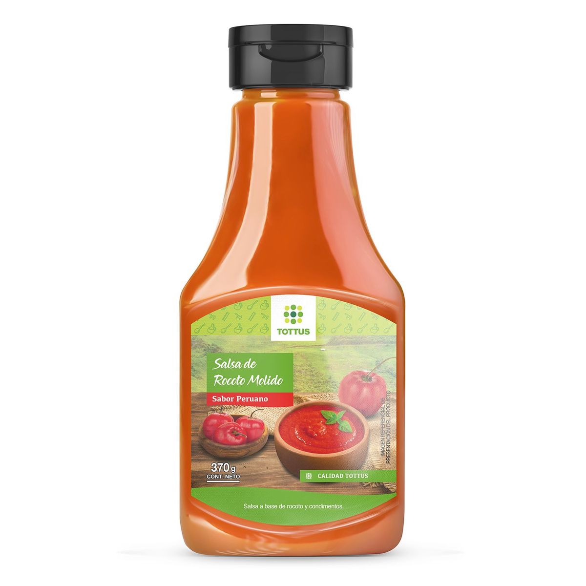 TOTTUS - Salsa de Rocoto Molido Tottus Botella 370 g