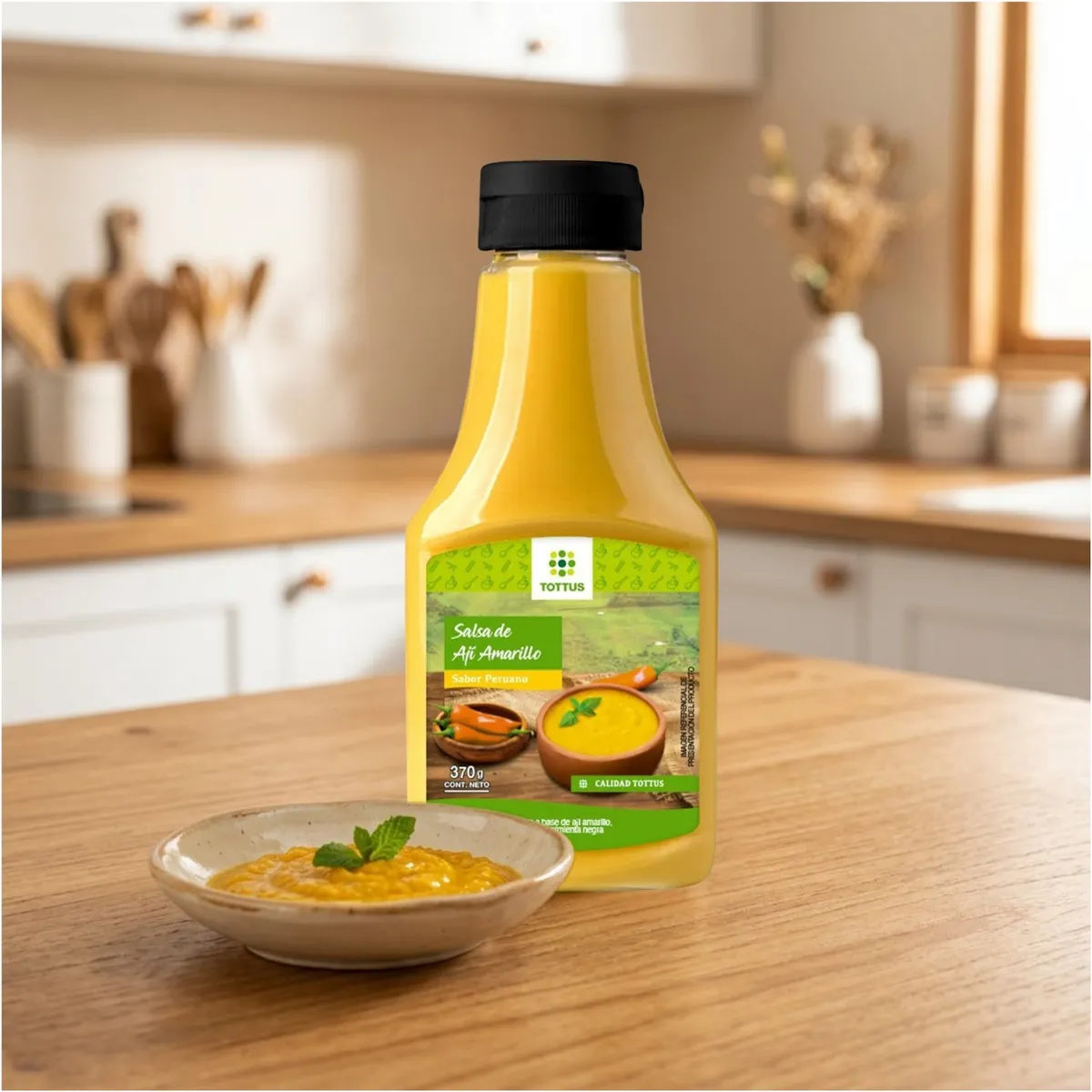 TOTTUS - Salsa de Ají Amarillo Tottus Envase 370 g