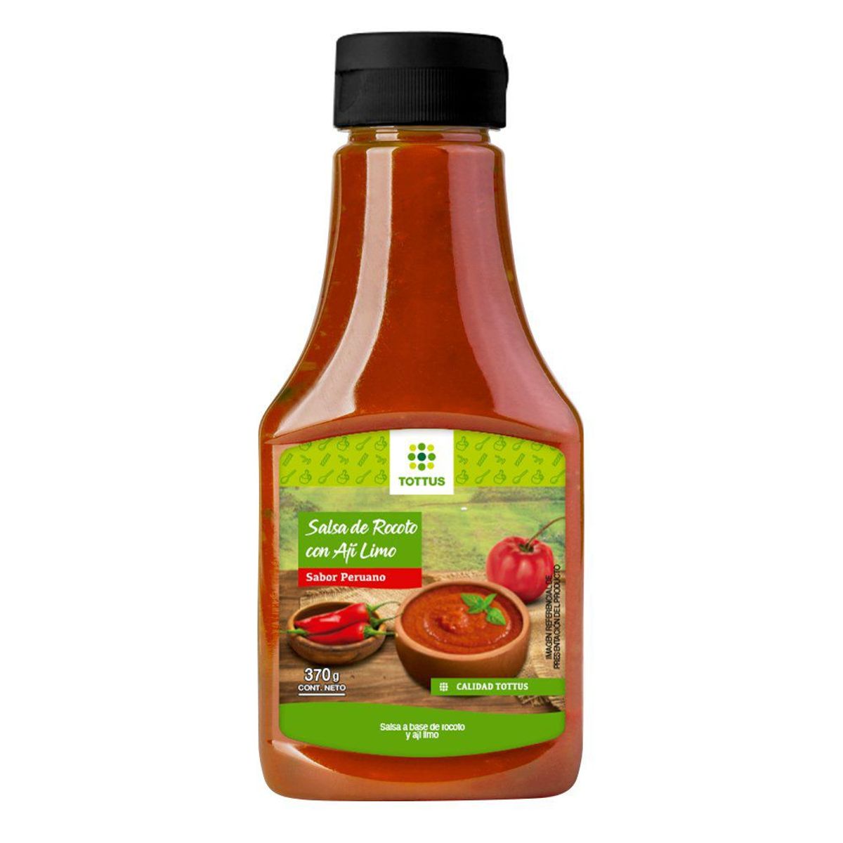 TOTTUS - Salsa de Rocoto y Ají Limo Tottus Envase 370 g