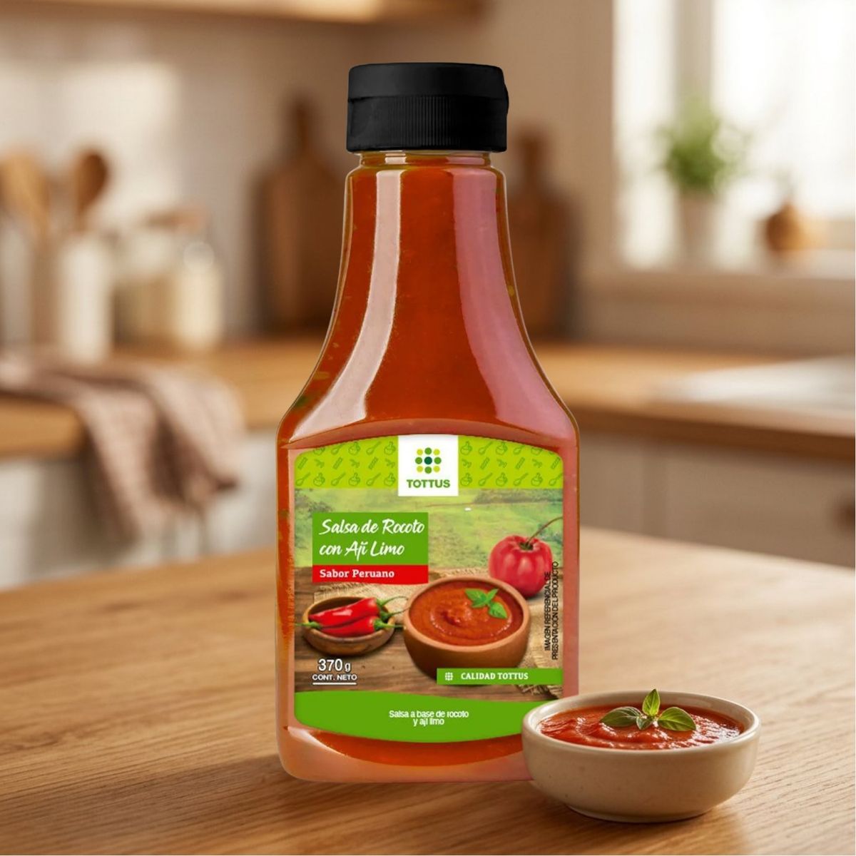 TOTTUS - Salsa de Rocoto y Ají Limo Tottus Envase 370 g