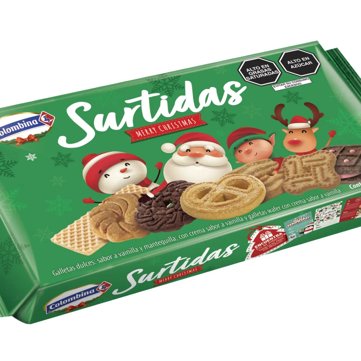 COLOMBINA - Galletas Surtidas Colombina Empaque 200 g