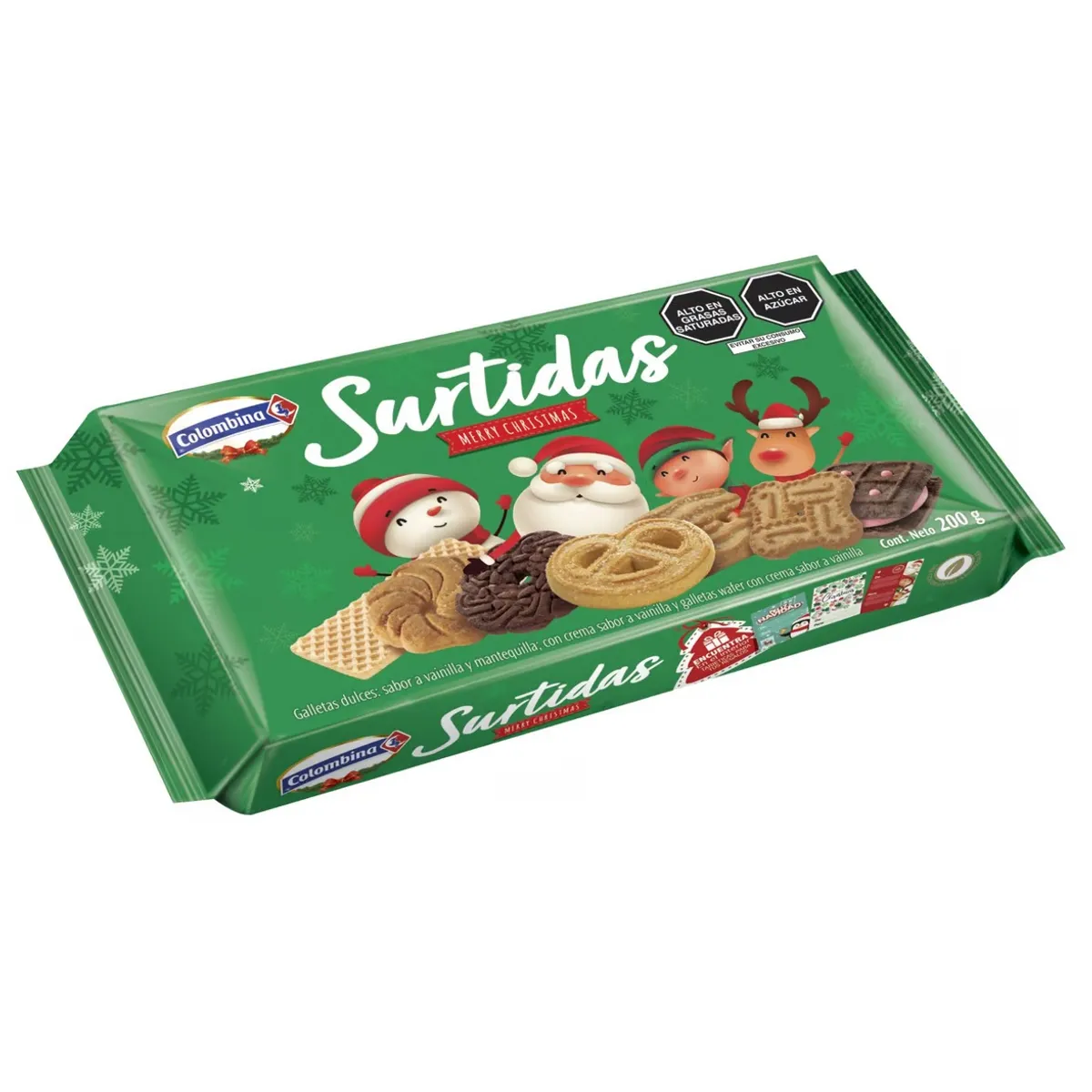 COLOMBINA - Galletas Surtidas Colombina Empaque 200 g