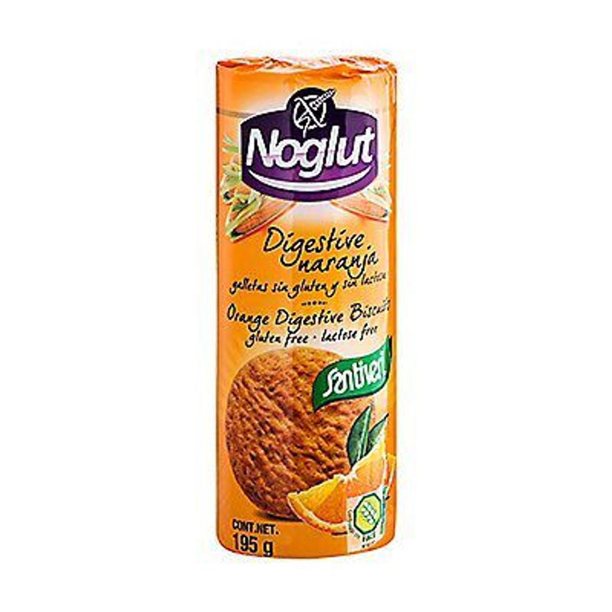 SANTIVERI - Galletas Santiveri Digestive Naranja Empaque 195 g