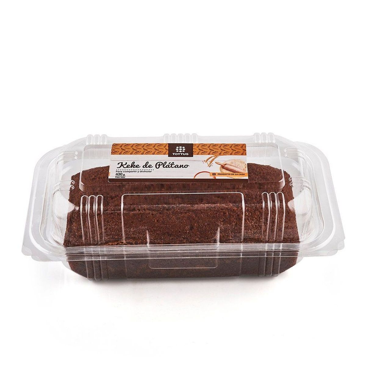 TOTTUS - Keke De Plátano Rectangular