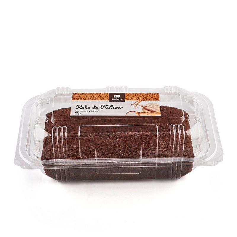 Keke de Plátano Rectangular Tottus Perú