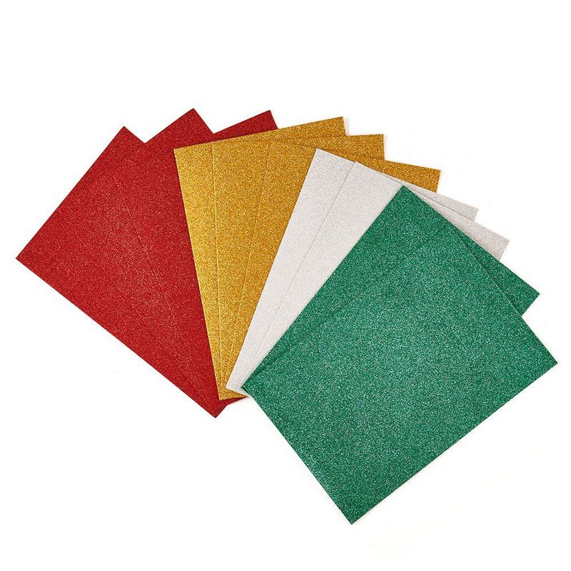 CARPACCIO - Escarchado Carpaccio Escolar 20 X 30 cm Colores Surtidos Empaque 10 Und