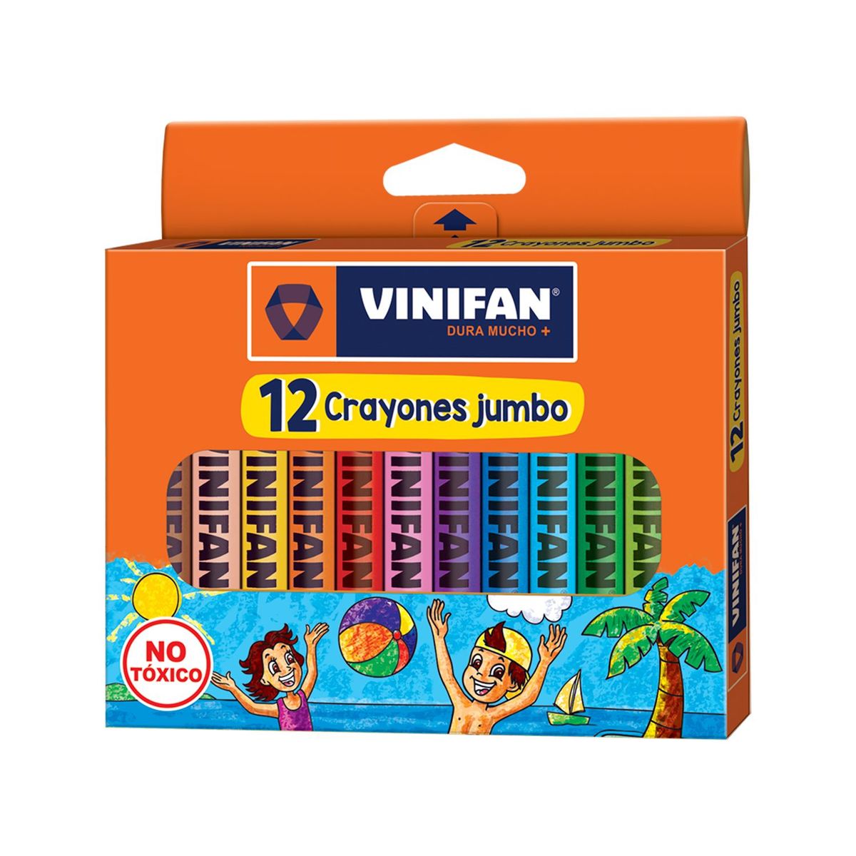 VINIFAN - Crayones Vinifan Jumbo Empaque 12 Und