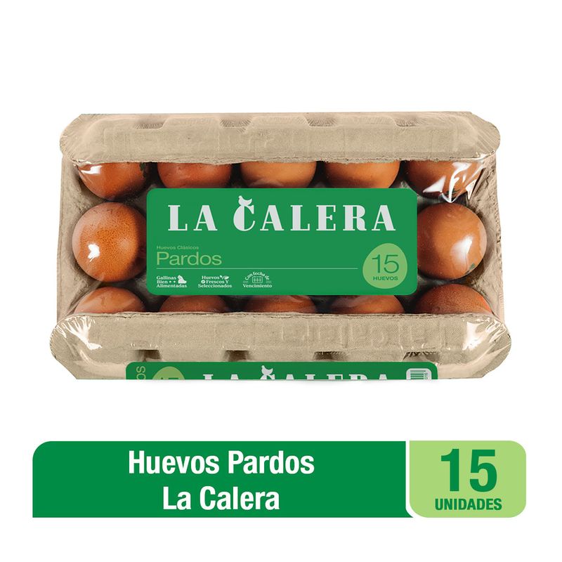 LA CALERA - Huevos Pardos 15 Unidades