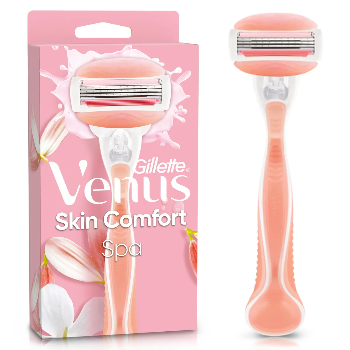 GILLETTE - Máquina de Afeitar Recargable Gillette Venus + Cartucho con Soporte