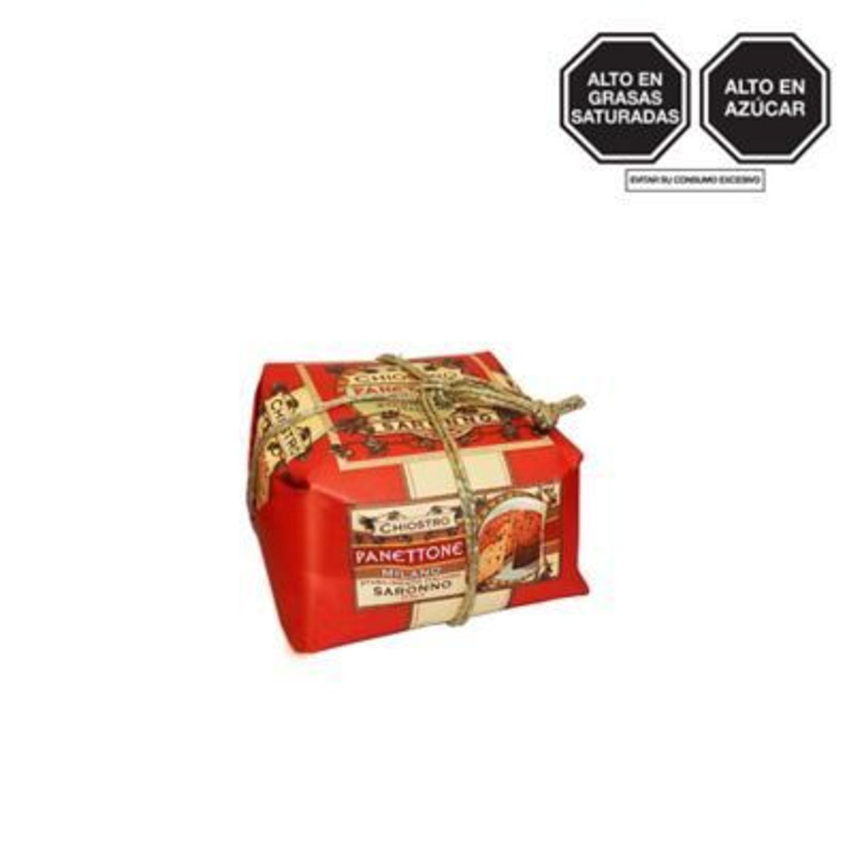 LAZZARONI - Panetón Clásico Con Pasas Y Frutas Confitadas Laz