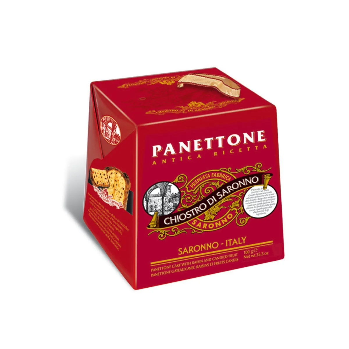 LAZZARONI - Panetón Al Amaretto Lazzaroni Caja x 100 g