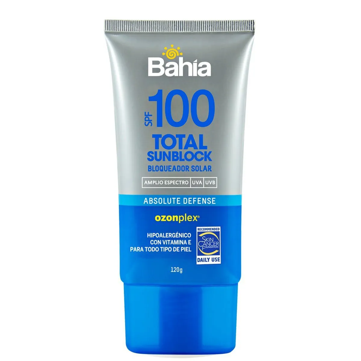 BAHIA - Protector Solar Bahia Total Sunblock FPS100 Envase 120 g