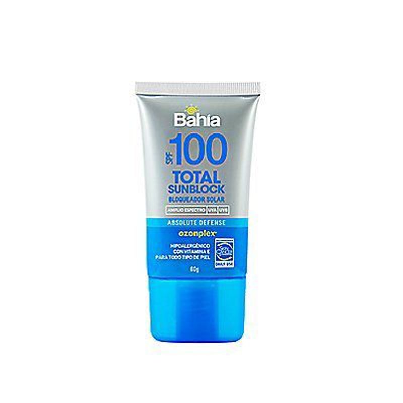 BAHIA - Protector Solar Bahia Sunblock SPF100 Hipoalergénico Envase 60 g