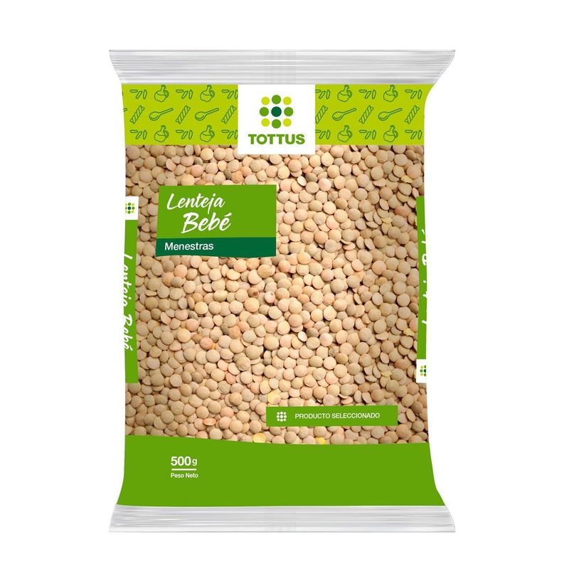 TOTTUS - Lenteja Bebé Menestra Tottus Bolsa 500 g