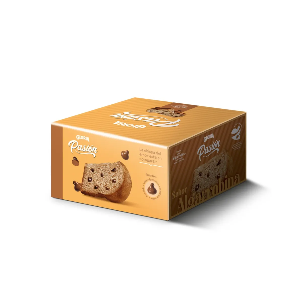 GLORIA - Panetón Gloria Pasión Algarrobina Caja 500 g