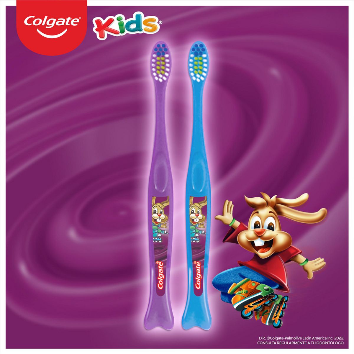 COLGATE - Cepillo De Dientes Colgate Niños 5+ Años Empaque 2 Und