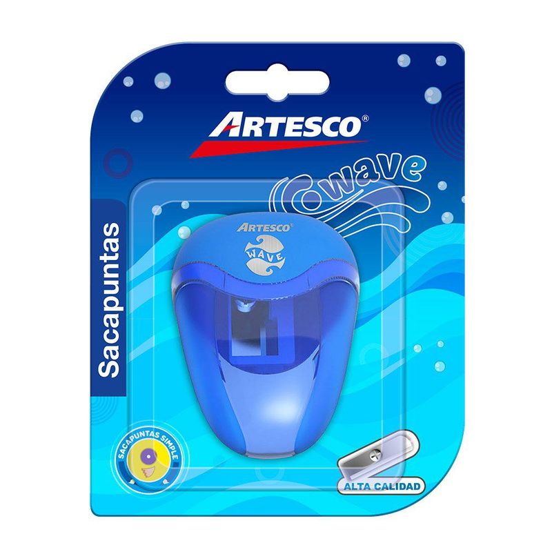 ARTESCO - Blister Tajador Plástico Wave X1 Und