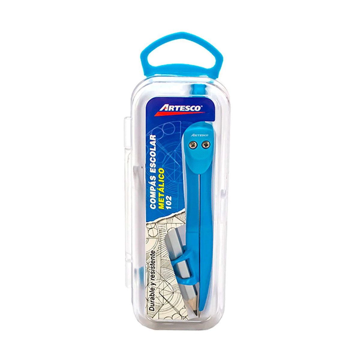 ARTESCO - Compás Artesco Escolar Metálico