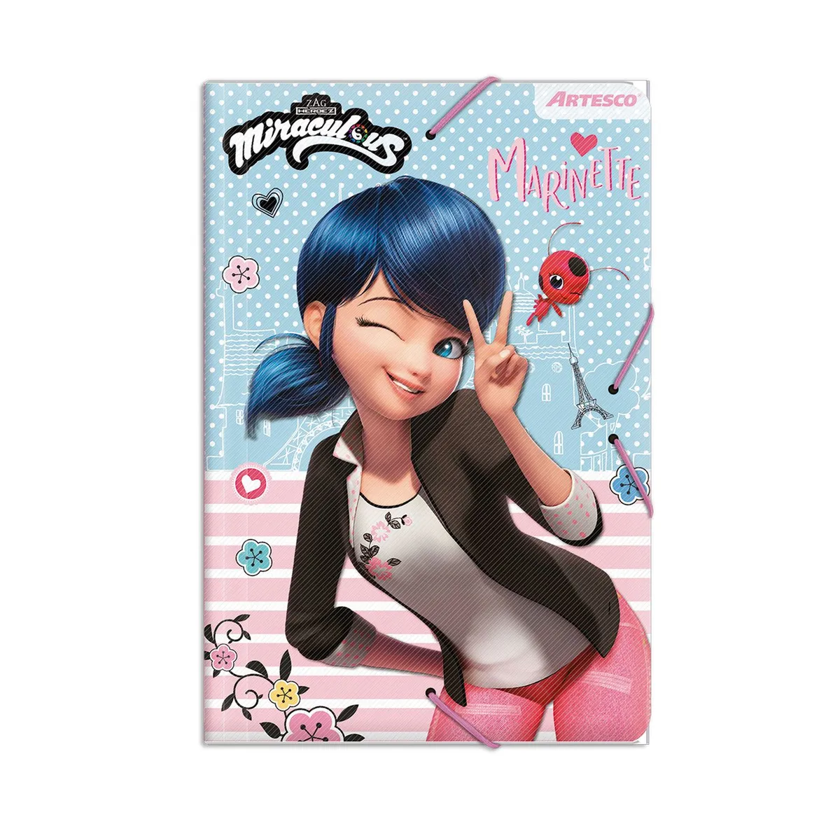 ARTESCO - Fólder Artesco Con Liga Diseños Varios Niña