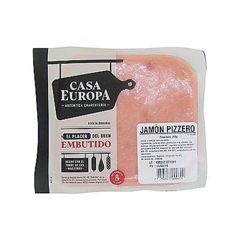 CASA EUROPA - Jamón Pizzero Casa Europa 200 g