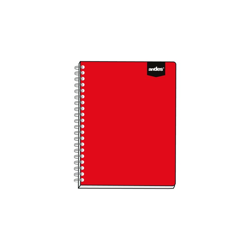 ANDES - Cuaderno Espiral Andes Cuadriculado A5 200 Hojas