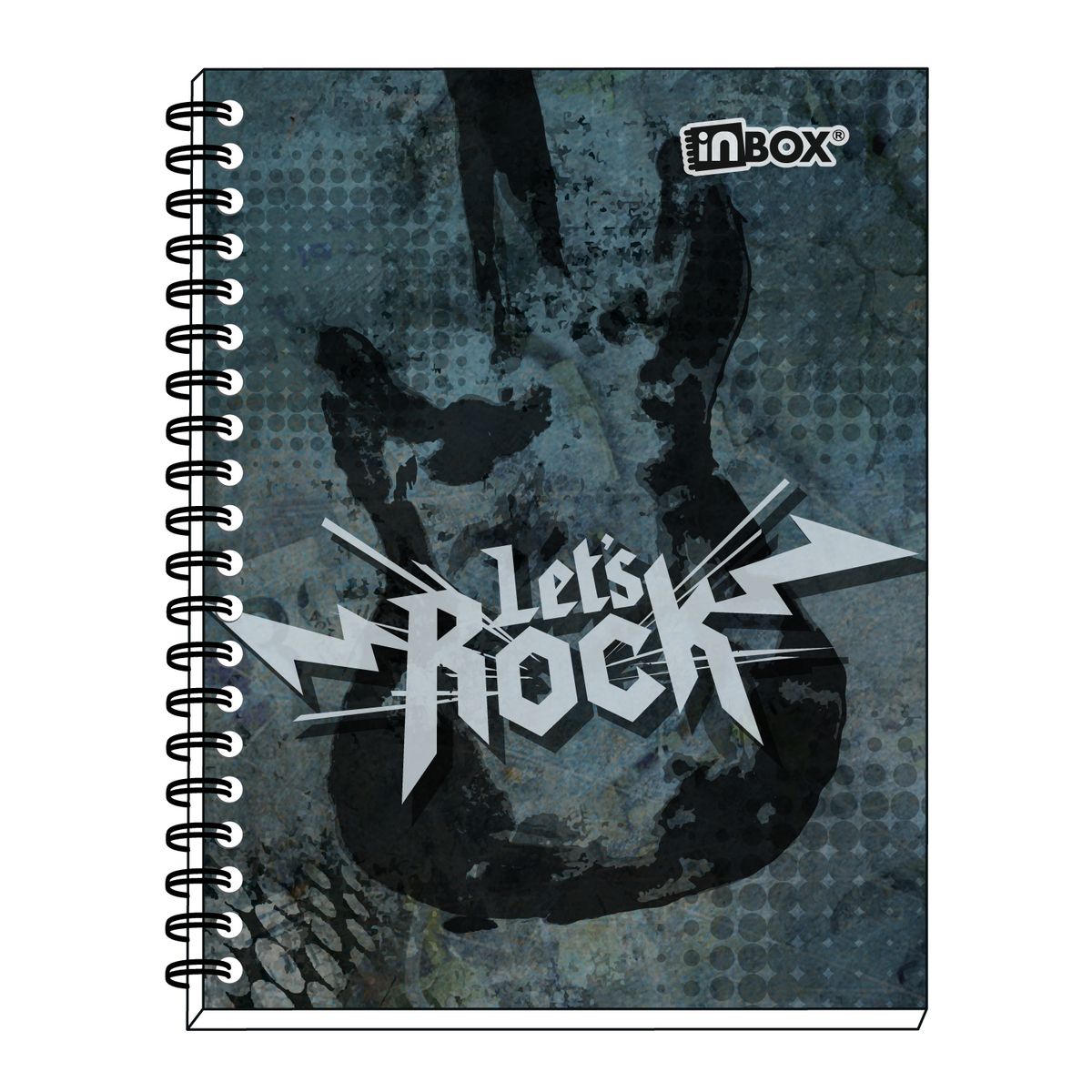 INBOX - Cuaderno Espiral Andes Cuadriculado Tapa Dura A4 180 Hojas