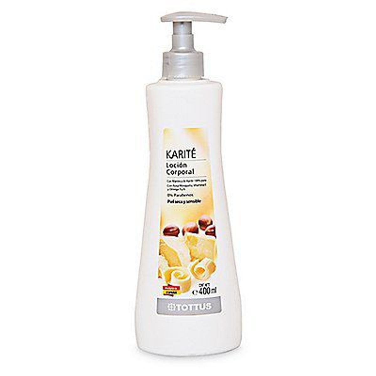 TOTTUS - Loción Corporal Tottus con Manteca de Karité Envase 400 mL