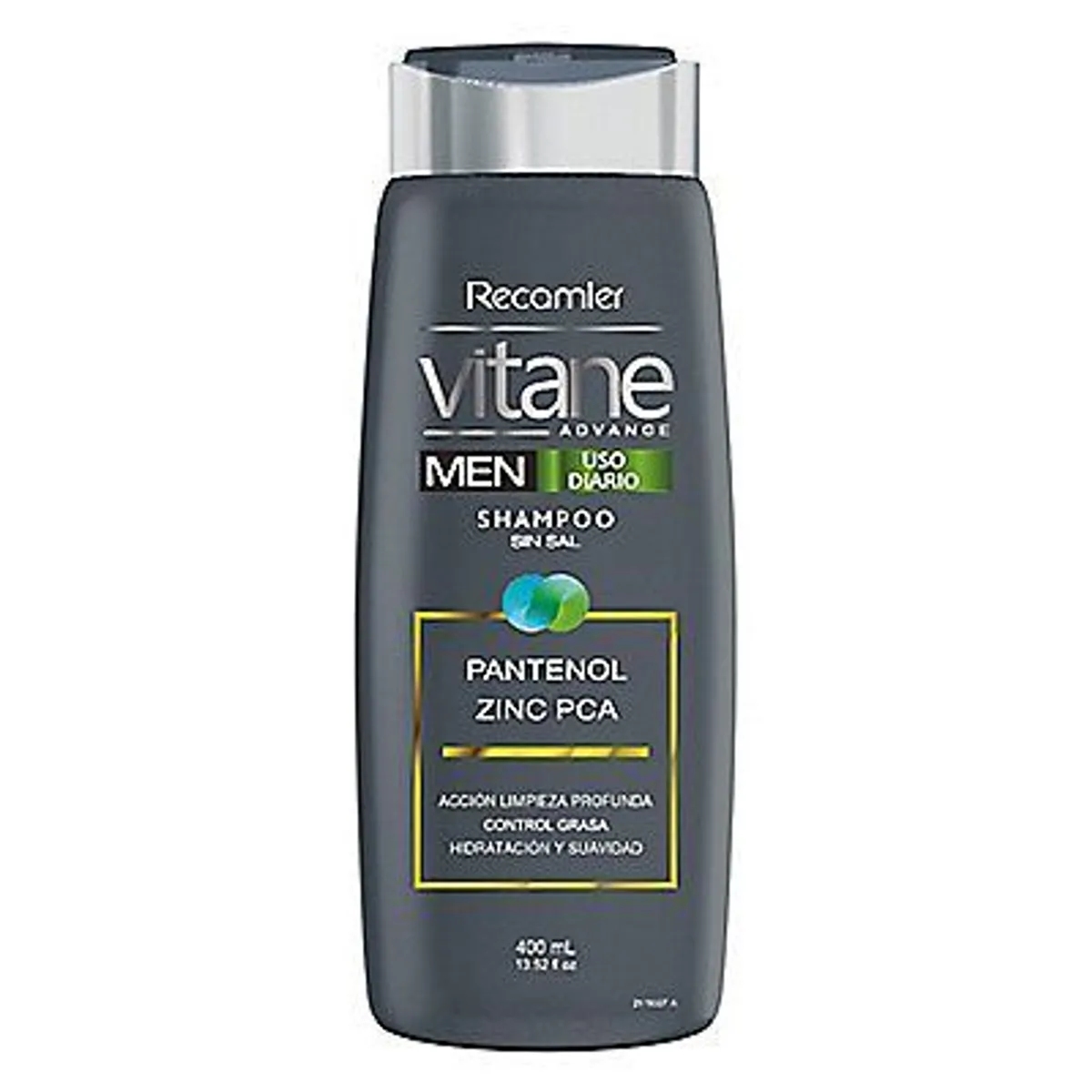 VITANE - Shampoo Vitane Advance Men Pantenol Envase 400 mL