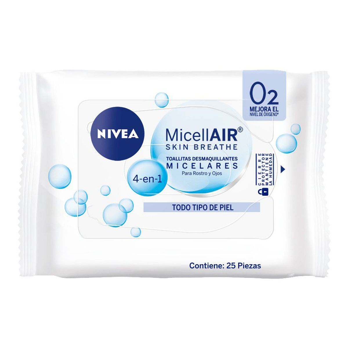 NIVEA - Toallitas Desmaquillantes Micelares Nivea Empaque 25 Und