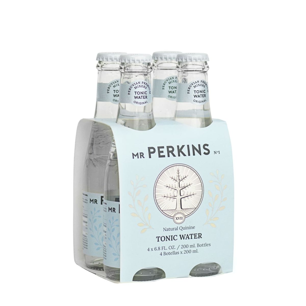 MR PERKINS - Agua Tonica Mr Perkins Pack 4 Botellas 200 mL