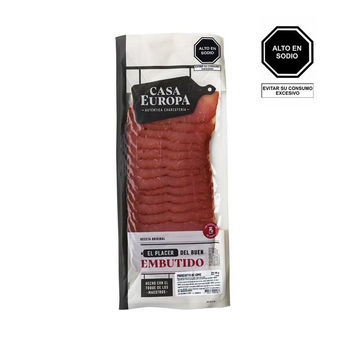 CASA EUROPA - Prosciutto de Lomo Casa Europa Empaque 100 g