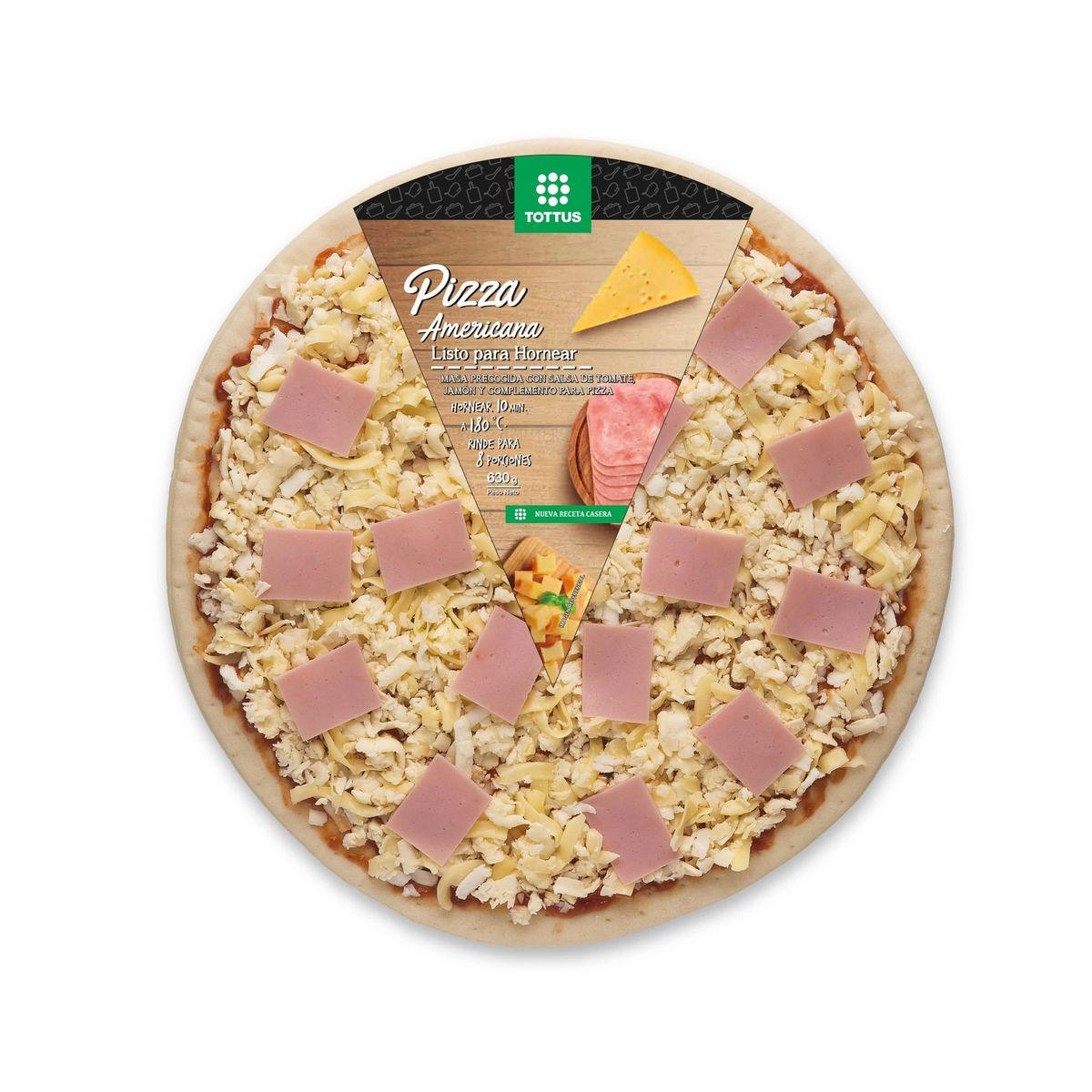TOTTUS - Pizza Americana Familiar Precocida