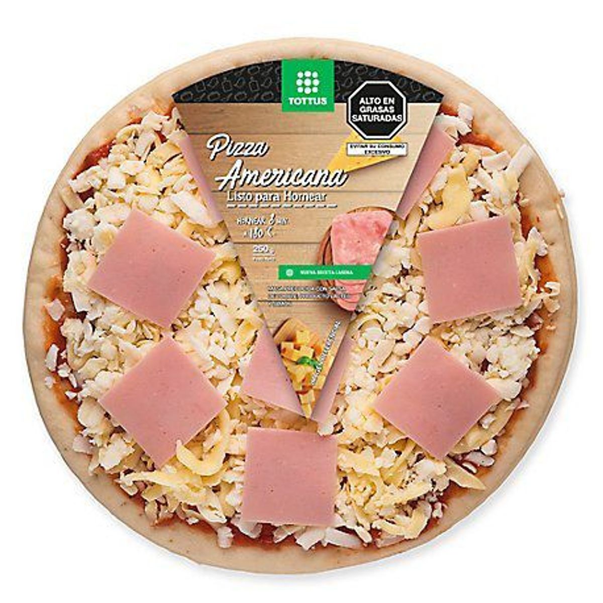 TOTTUS - Pizza Americana Personal Precocida
