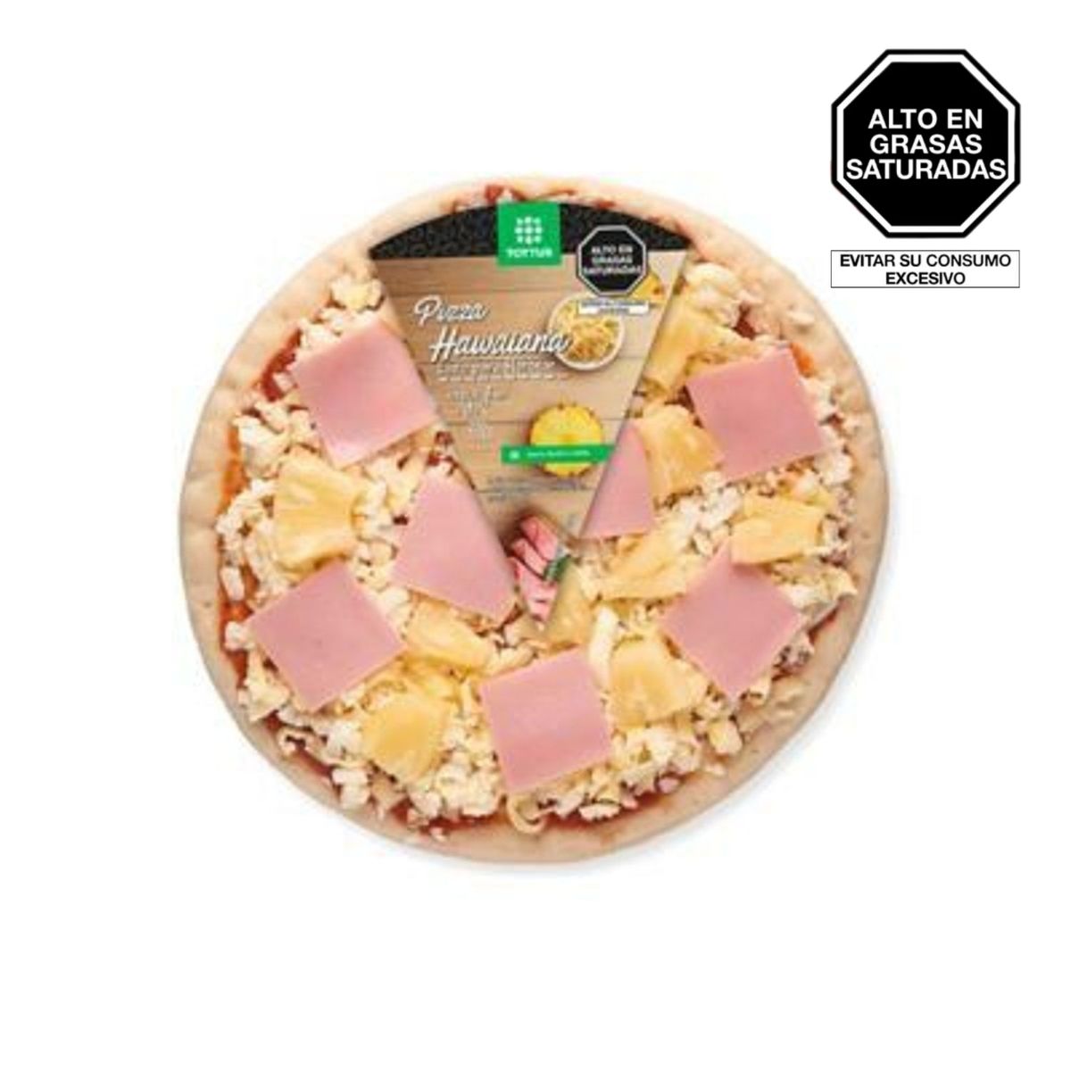 TOTTUS - Pizza Hawaiana Personal Refrigerada Tottus