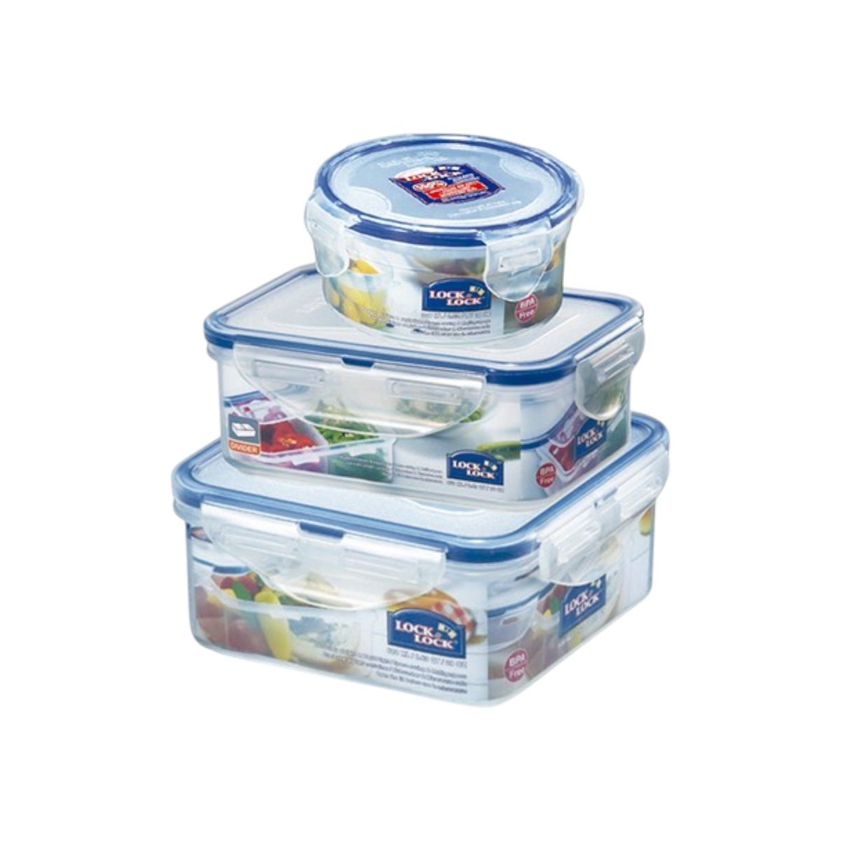 Lock & Lock - Set x3 Piezas Contenedor