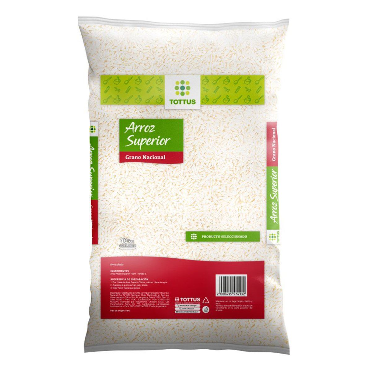 TOTTUS - Arroz Superior Tottus Bolsa 10 Kg