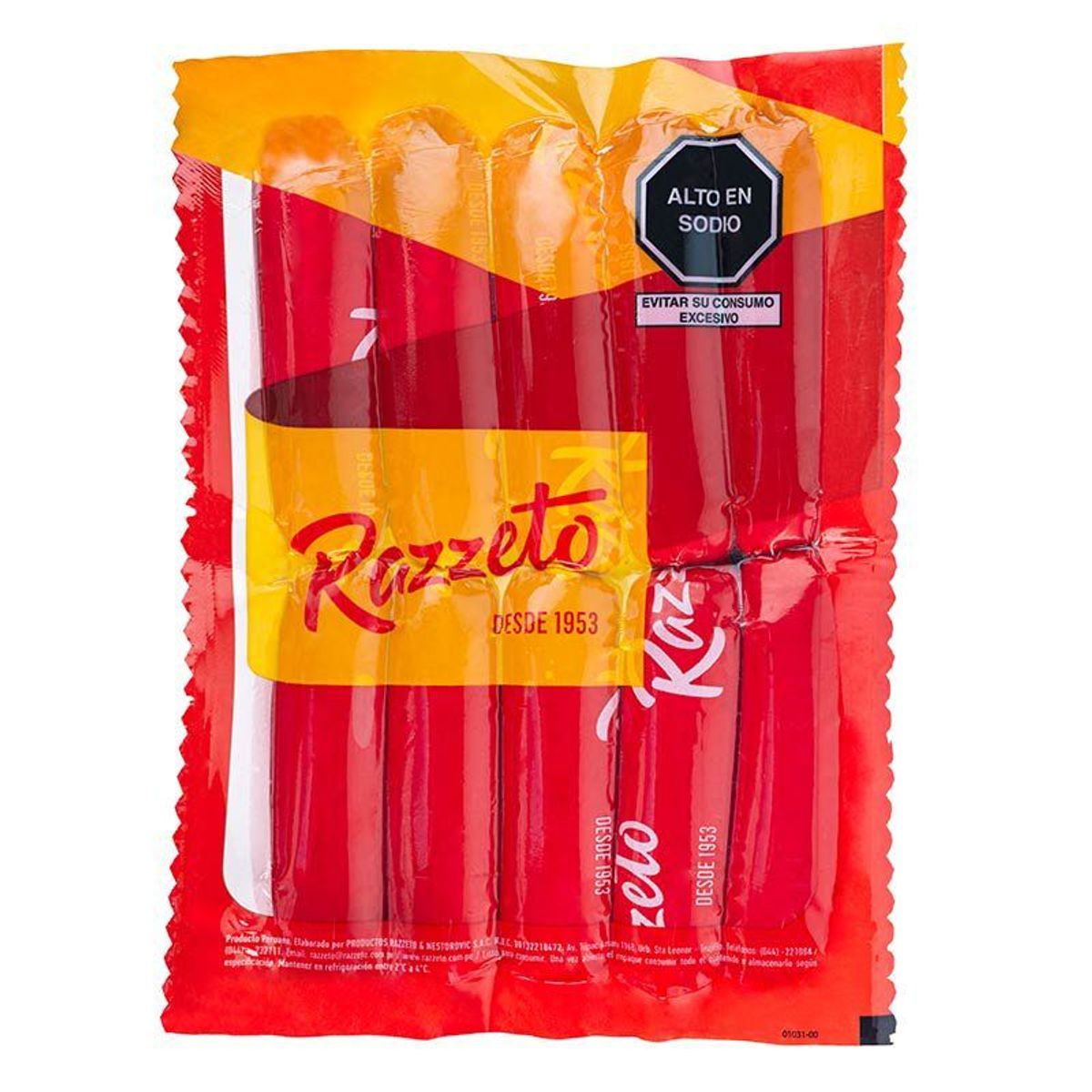 RAZZETO - Hot Dog Razzeto Empaque 950 g