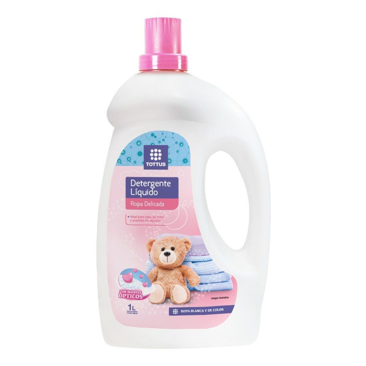 TOTTUS - Detergente Líquido Tottus Ropa Delicada Botella 1 L