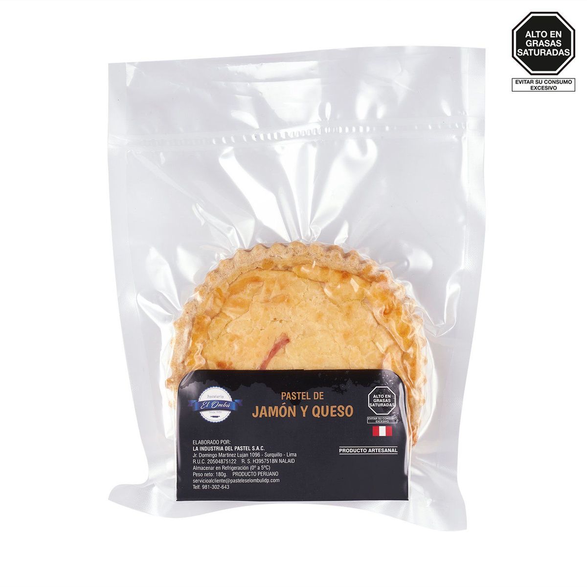 EL OMBU - Pastel De Jamón Y Queso 180 g