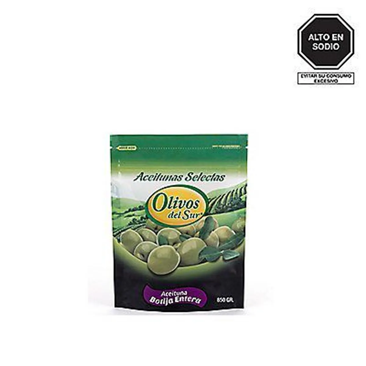 OLIVOS DEL SUR - Aceituna Botija Entera Olivos del Sur 850 g