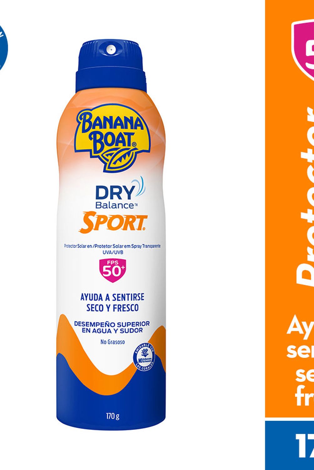 BANANA BOAT - Protector Solar Banana Boat Dry Balance Sport SPF50+ Envase 170 g